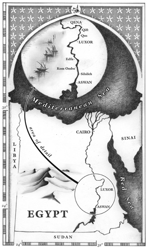 Down the Nile Map