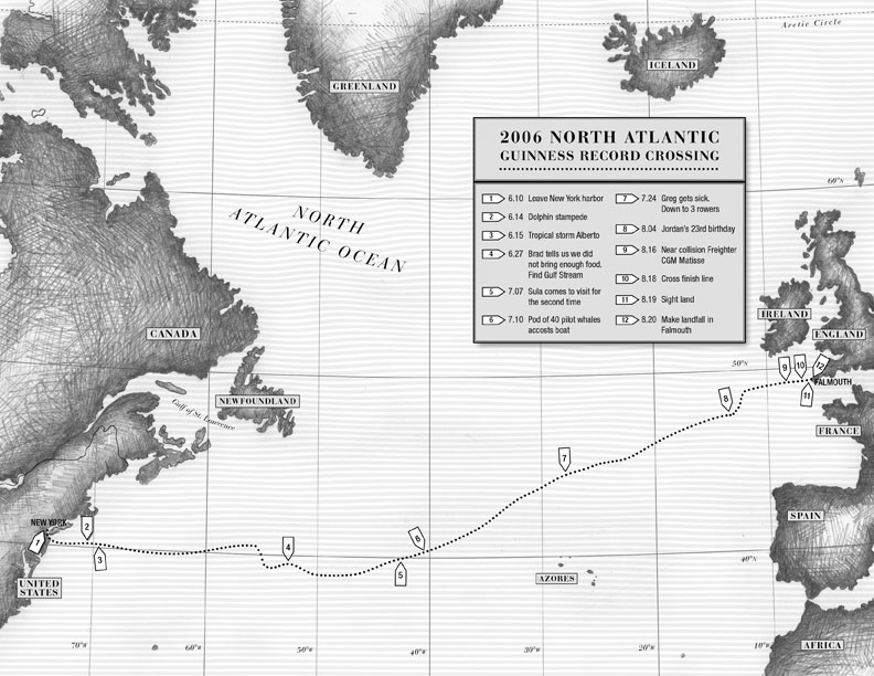 Rowing Into the Son Map